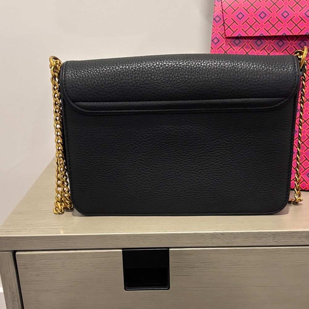 Tory Burch Black Leather Bag - Picture 3 of 5